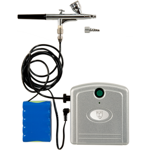 Kryolan HD Micro Compressor XP321 Set With Gun (Kryolan HD Micro Compressor XP321 Set With Gun)